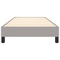 vidaXL Πλαίσιο Κρεβατιού Boxspring Ανοιχτό Γκρι 90x190 εκ. Υφασμάτινο