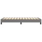 vidaXL Πλαίσιο Κρεβατιού Boxspring Σκούρο Γκρι 90x190 εκ. Υφασμάτινο