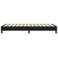 vidaXL Πλαίσιο Κρεβατιού Boxspring Μαύρο 90x190 εκ. Υφασμάτινο