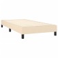 vidaXL Πλαίσιο Κρεβατιού Boxspring Κρεμ 90x190 εκ. Υφασμάτινο