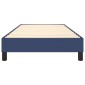 vidaXL Πλαίσιο Κρεβατιού Boxspring Μπλε 90x190 εκ. Υφασμάτινο