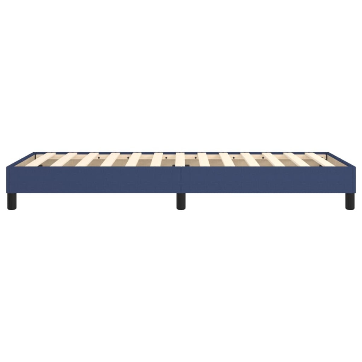 vidaXL Πλαίσιο Κρεβατιού Boxspring Μπλε 90x190 εκ. Υφασμάτινο