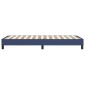 vidaXL Πλαίσιο Κρεβατιού Boxspring Μπλε 90x190 εκ. Υφασμάτινο