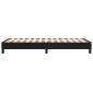 vidaXL Πλαίσιο Κρεβατιού Boxspring Μαύρο 90 x 200 εκ. Υφασμάτινο