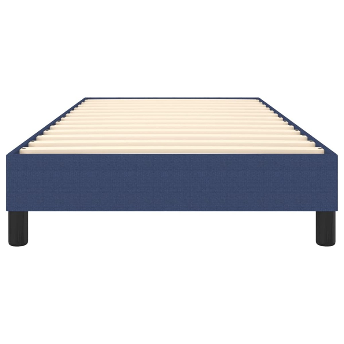 vidaXL Πλαίσιο Κρεβατιού Boxspring Μπλε 90 x 200 εκ. Υφασμάτινο