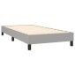 vidaXL Πλαίσιο Κρεβατιού Boxspring Ανοιχτό Γκρι 100x200 εκ. Υφασμάτινο