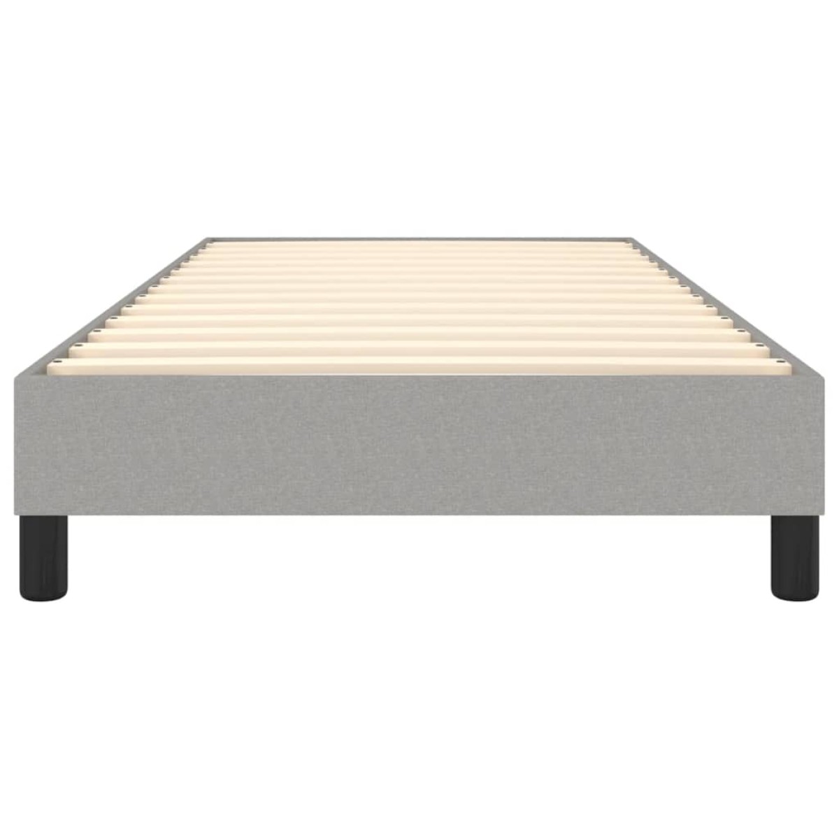 vidaXL Πλαίσιο Κρεβατιού Boxspring Ανοιχτό Γκρι 100x200 εκ. Υφασμάτινο