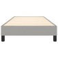 vidaXL Πλαίσιο Κρεβατιού Boxspring Ανοιχτό Γκρι 100x200 εκ. Υφασμάτινο