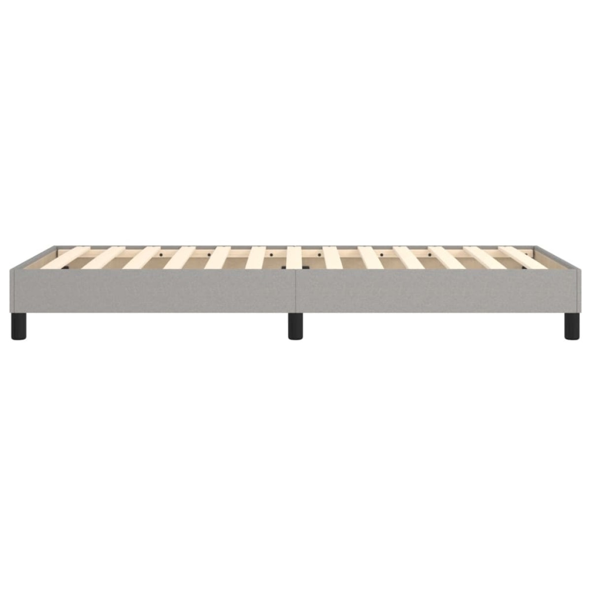 vidaXL Πλαίσιο Κρεβατιού Boxspring Ανοιχτό Γκρι 100x200 εκ. Υφασμάτινο
