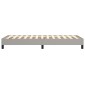 vidaXL Πλαίσιο Κρεβατιού Boxspring Ανοιχτό Γκρι 100x200 εκ. Υφασμάτινο