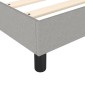 vidaXL Πλαίσιο Κρεβατιού Boxspring Ανοιχτό Γκρι 100x200 εκ. Υφασμάτινο