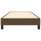 vidaXL Πλαίσιο Κρεβατιού Boxspring Σκούρο Καφέ 100x200 εκ. Υφασμάτινο