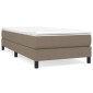 vidaXL Πλαίσιο Κρεβατιού Boxspring Taupe 100x200 εκ. Υφασμάτινο