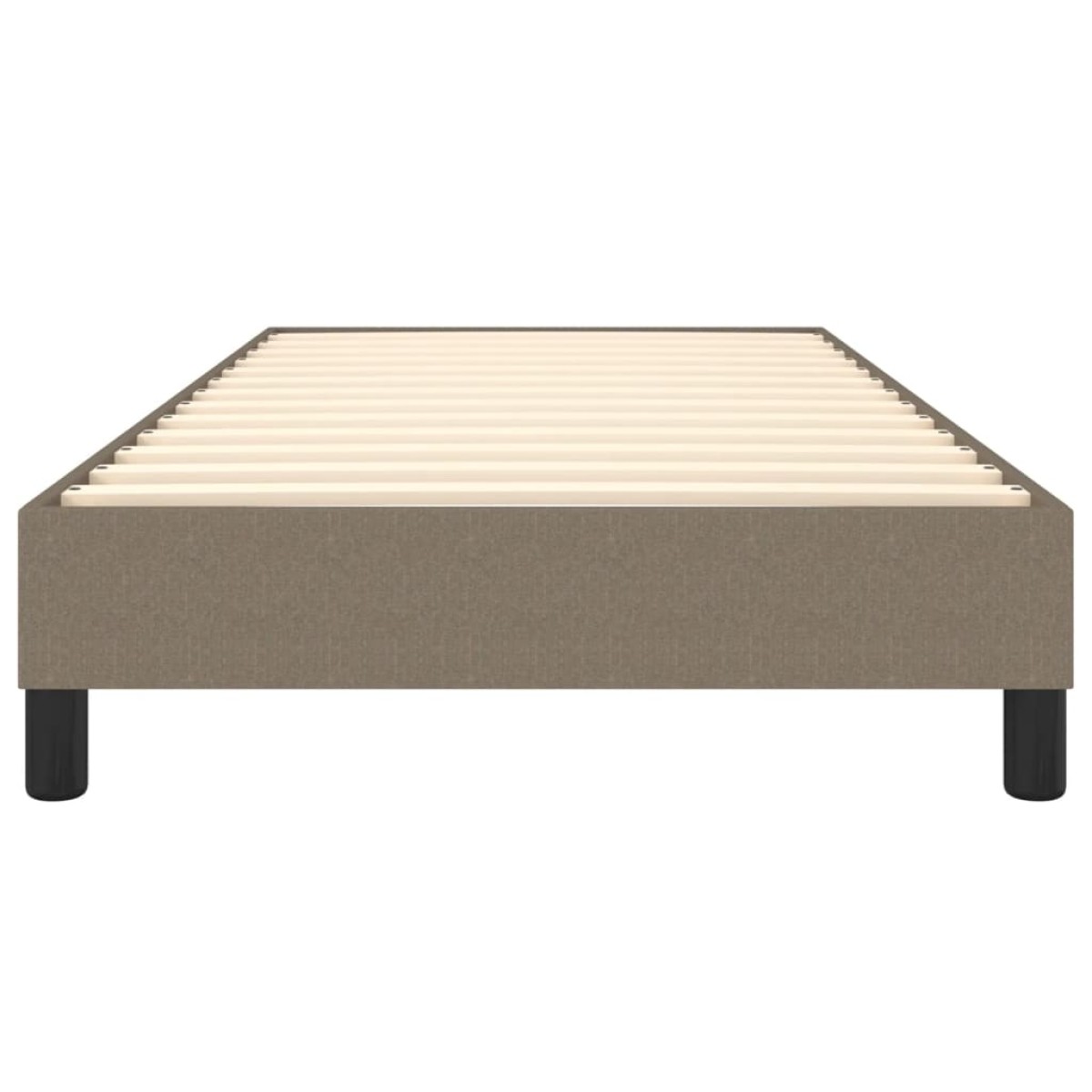vidaXL Πλαίσιο Κρεβατιού Boxspring Taupe 100x200 εκ. Υφασμάτινο