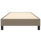 vidaXL Πλαίσιο Κρεβατιού Boxspring Taupe 100x200 εκ. Υφασμάτινο