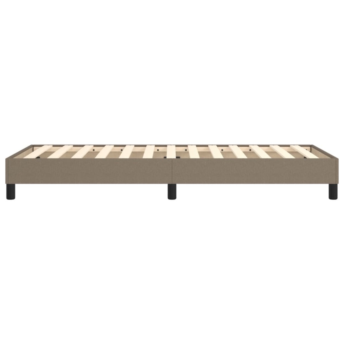 vidaXL Πλαίσιο Κρεβατιού Boxspring Taupe 100x200 εκ. Υφασμάτινο