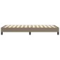 vidaXL Πλαίσιο Κρεβατιού Boxspring Taupe 100x200 εκ. Υφασμάτινο