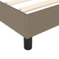 vidaXL Πλαίσιο Κρεβατιού Boxspring Taupe 100x200 εκ. Υφασμάτινο