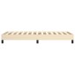 vidaXL Πλαίσιο Κρεβατιού Boxspring Κρεμ 100x200 εκ. Υφασμάτινο