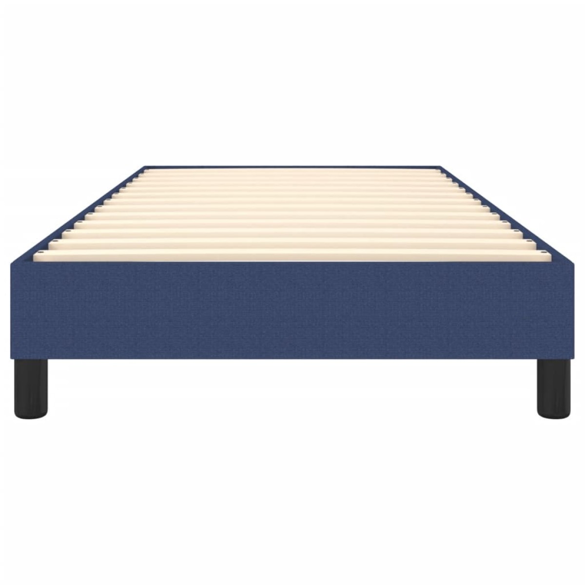 vidaXL Πλαίσιο Κρεβατιού Boxspring Μπλε 100x200 εκ. Υφασμάτινο
