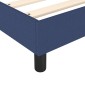 vidaXL Πλαίσιο Κρεβατιού Boxspring Μπλε 100x200 εκ. Υφασμάτινο