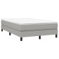 vidaXL Πλαίσιο Κρεβατιού Boxspring Ανοιχτό Γκρι 120x200 εκ. Υφασμάτινο