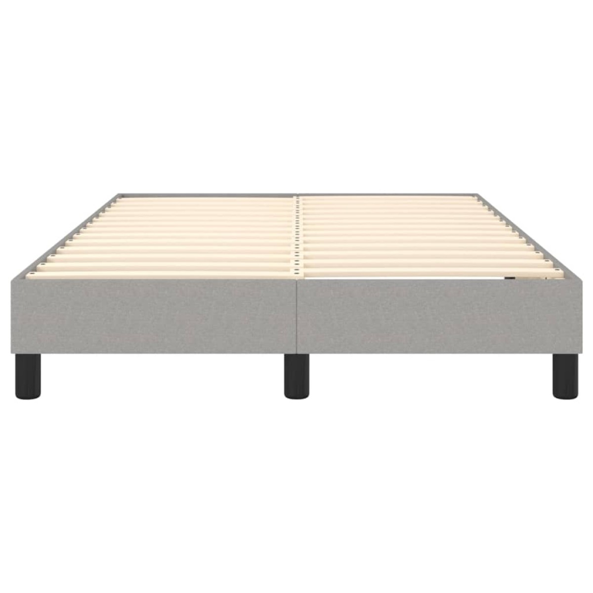 vidaXL Πλαίσιο Κρεβατιού Boxspring Ανοιχτό Γκρι 120x200 εκ. Υφασμάτινο