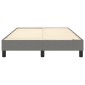 vidaXL Πλαίσιο Κρεβατιού Boxspring Σκούρο Γκρι 120x200 εκ. Υφασμάτινο
