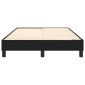 vidaXL Πλαίσιο Κρεβατιού Boxspring Μαύρο 120x200 εκ. Υφασμάτινο