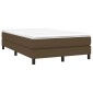 vidaXL Πλαίσιο Κρεβατιού Boxspring Σκούρο Καφέ 120x200 εκ. Υφασμάτινο