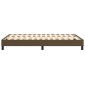 vidaXL Πλαίσιο Κρεβατιού Boxspring Σκούρο Καφέ 120x200 εκ. Υφασμάτινο