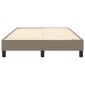 vidaXL Πλαίσιο Κρεβατιού Boxspring Taupe 120x200 εκ. Υφασμάτινο