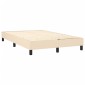 vidaXL Πλαίσιο Κρεβατιού Boxspring Κρεμ 120x200 εκ. Υφασμάτινο