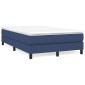 vidaXL Πλαίσιο Κρεβατιού Boxspring Μπλε 120x200 εκ. Υφασμάτινο