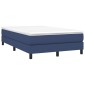 vidaXL Πλαίσιο Κρεβατιού Boxspring Μπλε 120x200 εκ. Υφασμάτινο