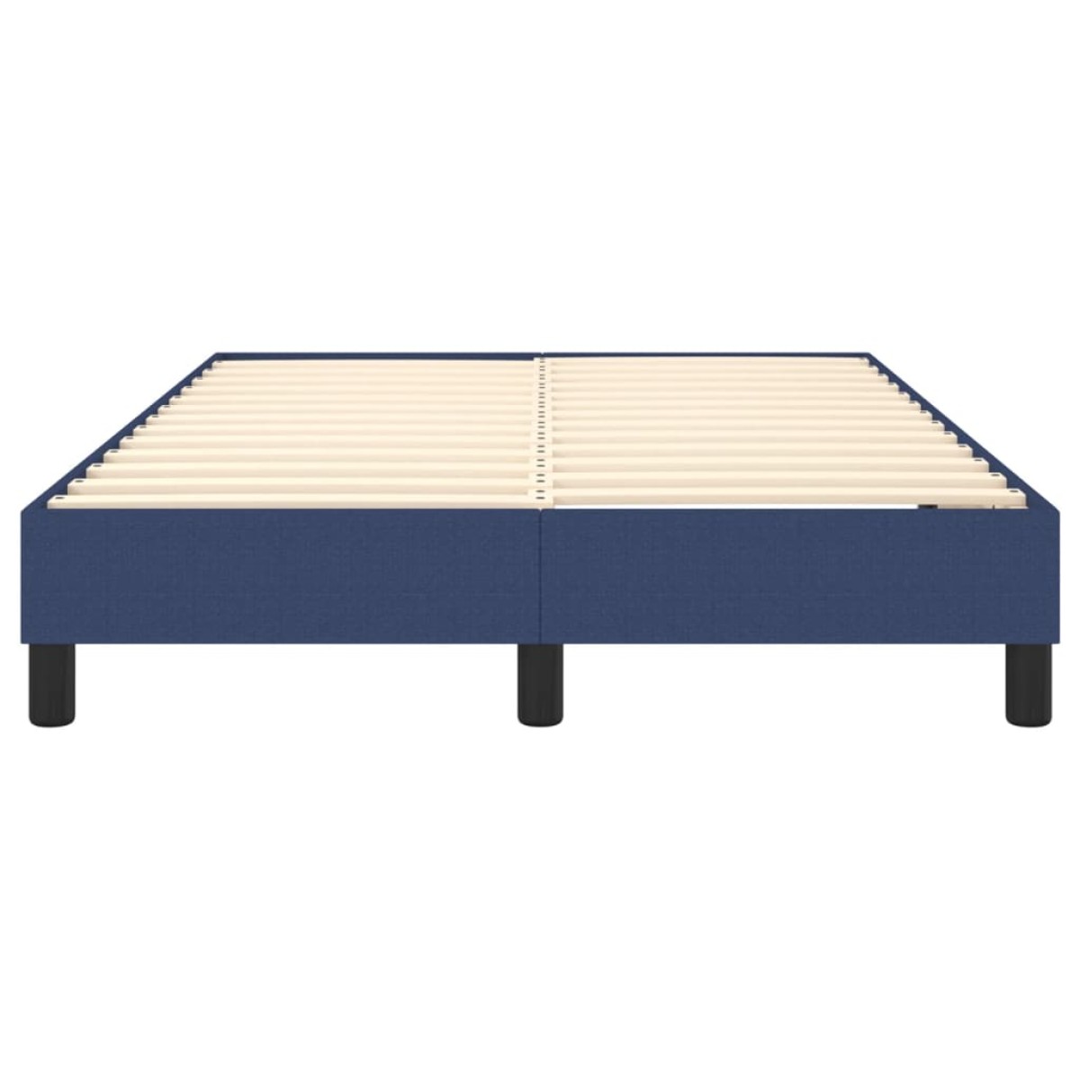 vidaXL Πλαίσιο Κρεβατιού Boxspring Μπλε 120x200 εκ. Υφασμάτινο