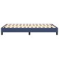 vidaXL Πλαίσιο Κρεβατιού Boxspring Μπλε 120x200 εκ. Υφασμάτινο