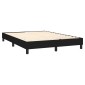 vidaXL Πλαίσιο Κρεβατιού Boxspring Μαύρο 140 x 190 εκ. Υφασμάτινο