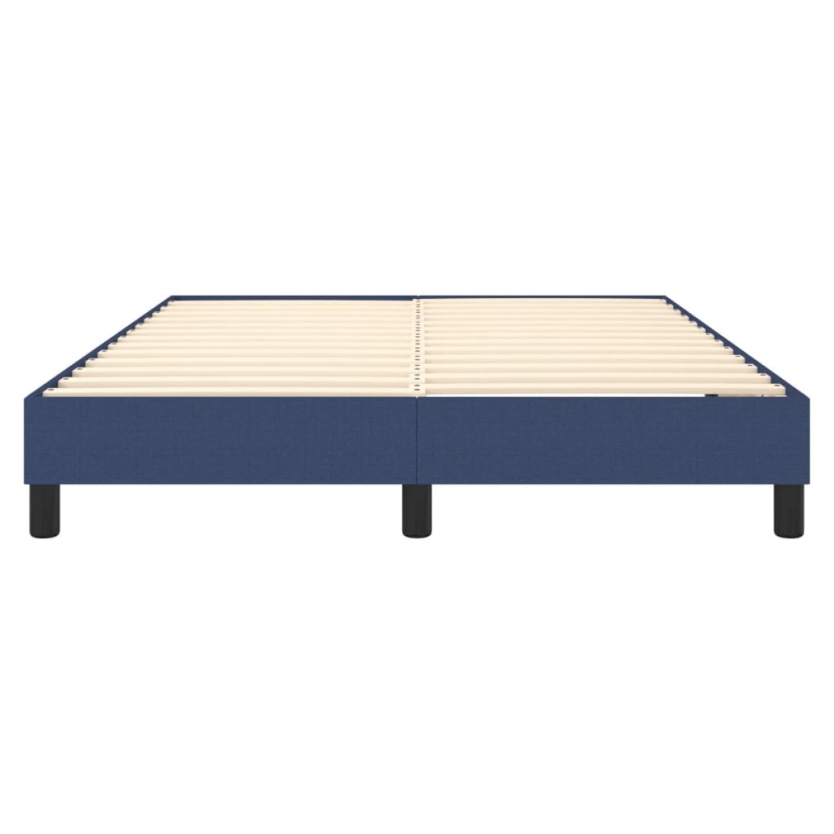 vidaXL Πλαίσιο Κρεβατιού Boxspring Μπλε 140 x 190 εκ. Υφασμάτινο