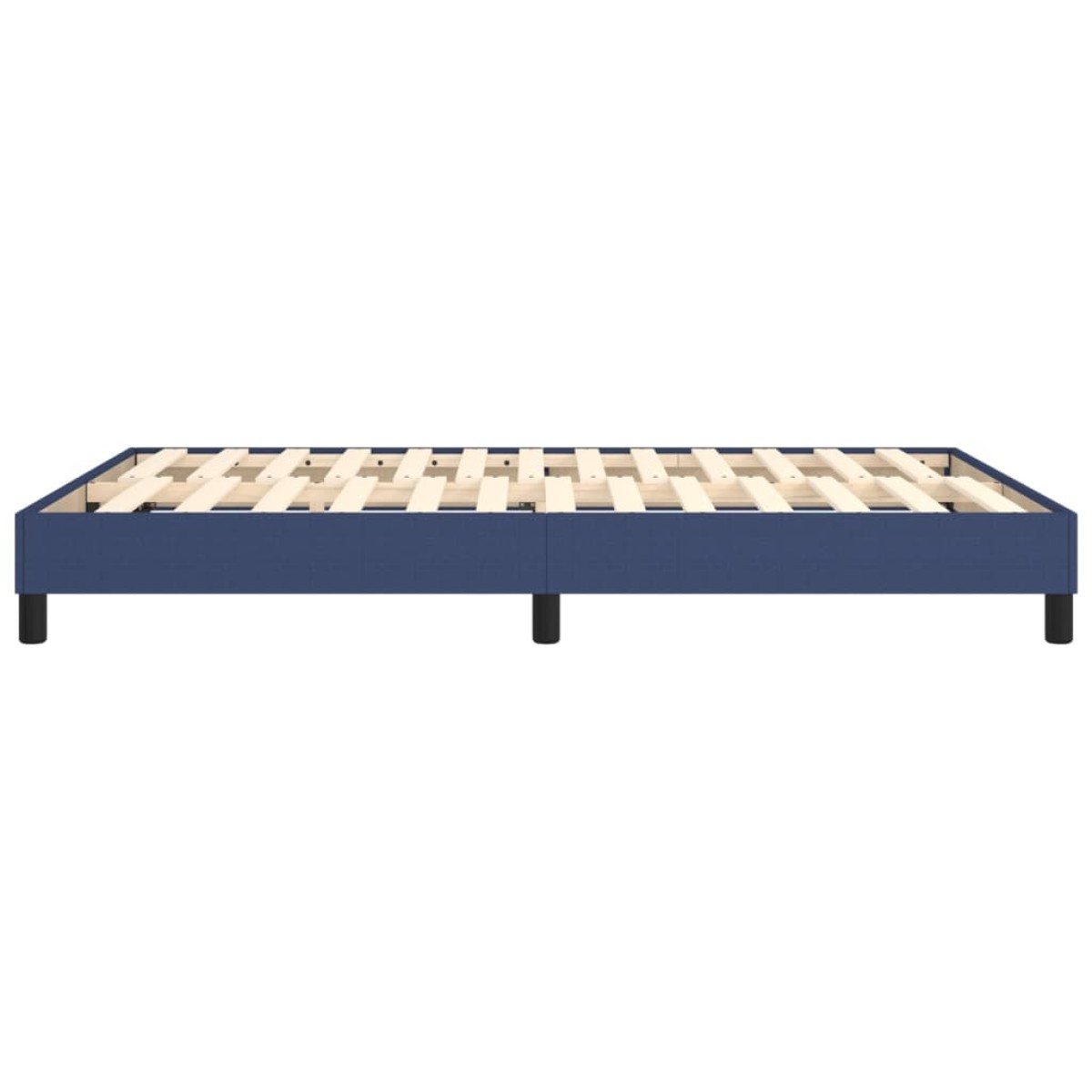 vidaXL Πλαίσιο Κρεβατιού Boxspring Μπλε 140 x 190 εκ. Υφασμάτινο