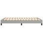 vidaXL Πλαίσιο Κρεβατιού Boxspring Ανοιχτό Γκρι 140x200 εκ. Υφασμάτινο