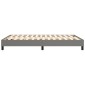 vidaXL Πλαίσιο Κρεβατιού Boxspring Σκούρο Γκρι 140x200 εκ. Υφασμάτινο