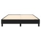 vidaXL Πλαίσιο Κρεβατιού Boxspring Μαύρο 140x200 εκ. Υφασμάτινο