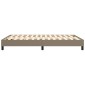 vidaXL Πλαίσιο Κρεβατιού Boxspring Taupe 140x200 εκ. Υφασμάτινο