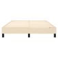 vidaXL Πλαίσιο Κρεβατιού Boxspring Κρεμ 140x200 εκ. Υφασμάτινο