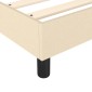 vidaXL Πλαίσιο Κρεβατιού Boxspring Κρεμ 140x200 εκ. Υφασμάτινο