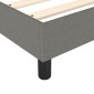 vidaXL Πλαίσιο Κρεβατιού Boxspring Σκούρο Γκρι 160x200 εκ. Υφασμάτινο