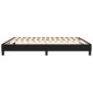 vidaXL Πλαίσιο Κρεβατιού Boxspring Μαύρο 160x200 εκ. Υφασμάτινο
