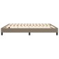 vidaXL Πλαίσιο Κρεβατιού Boxspring Taupe 160x200 εκ. Υφασμάτινο