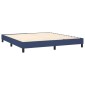 vidaXL Πλαίσιο Κρεβατιού Boxspring Μπλε 160x200 εκ. Υφασμάτινο